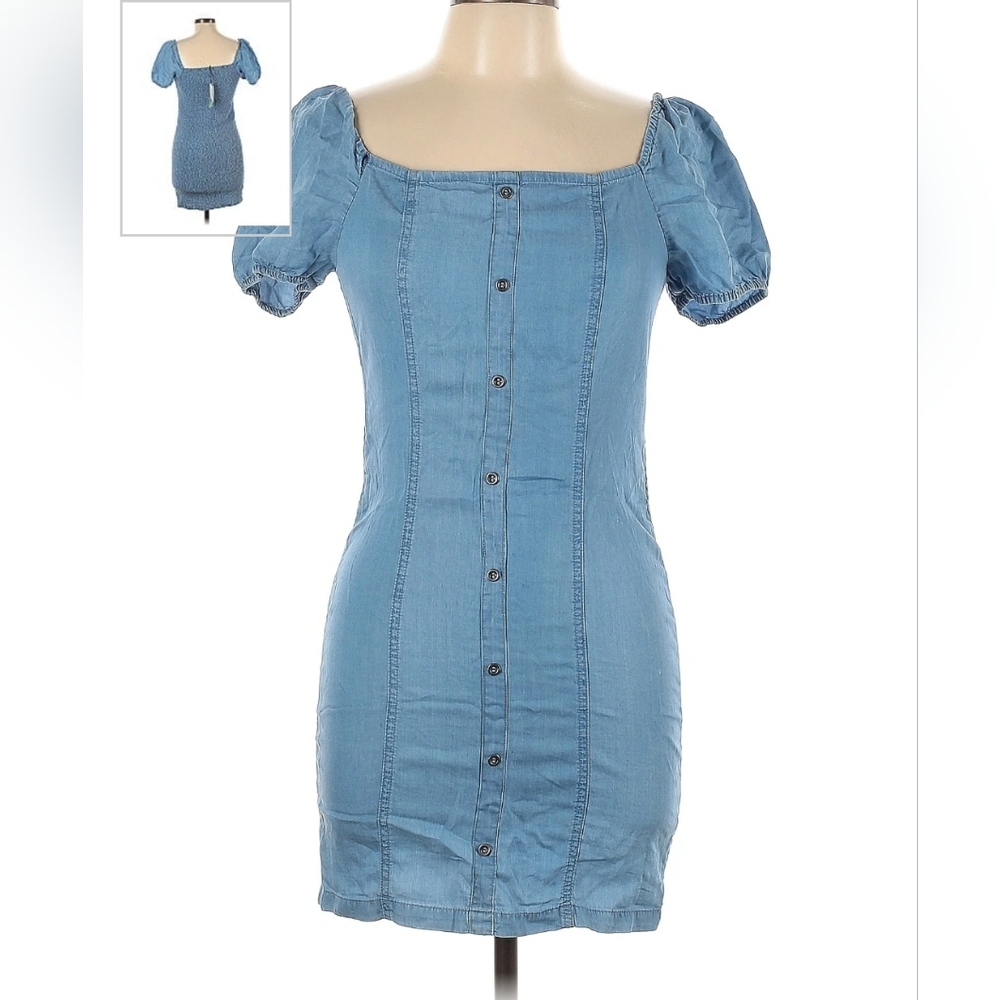 Love Tree Denim Looking Dress Size Medium